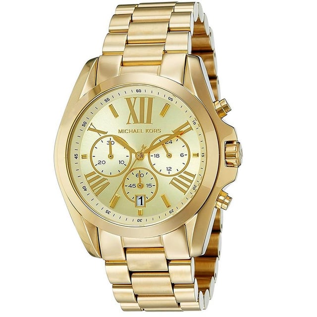 Michael Kors Dameshorloge Kwarts Goud• Materiaal kastdeksel: Roestvrij staal• Soort glas: Mineraal• Materiaal Band: Roestvrij Staal• Kleur kast: Goud• Waterdichtheid: 100 m (10 ATM)• Diameter: 40 mm