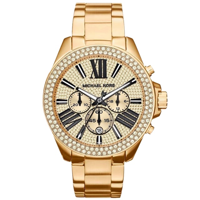 Michael Kors MK6095 - Damenuhr Quarz aus Edelstahl• Material: Edelstahl• Glas: Mineral• Armband: Edelstahl• Farbe: Gold• Wasserbeständigkeit: 50 m (5 ATM)• Gehäusegröße: 42 mm