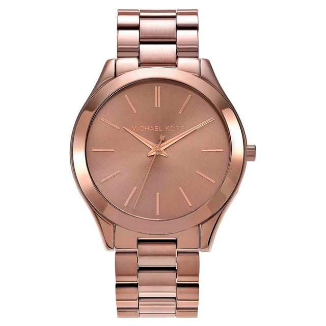 Michael Kors MK3418 - Damenuhr Quarz aus Edelstahl• Material: Edelstahl• Glas: Mineral• Armband: Edelstahl• Farbe: Braun• Wasserbeständigkeit: 50 m (5 ATM)• Gehäusegröße: 40 mm