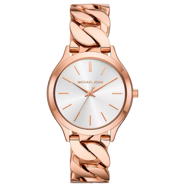 Michael Kors MK7473 - Damenuhr Quarz aus Edelstahl• Material: Edelstahl• Glas: Mineral• Armband: Edelstahl• Farbe: Pink• Wasserbeständigkeit: 50 m (5 ATM)• Gehäusegröße: 38 mm