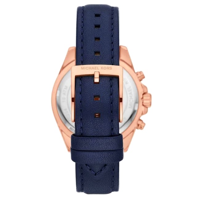 Michael Kors Dameshorloge Kwarts Roze• Materiaal kastdeksel: Roestvrij staal• Soort glas: Mineraal• Materiaal Band: Leer• Kleur kast: Roze• Waterdichtheid: 100 m (10 ATM)• Diameter: 36 mm