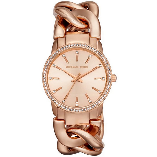 Michael Kors MK3236 - Damenuhr Quarz aus Edelstahl• Material: Edelstahl• Glas: Mineral• Armband: Edelstahl• Farbe: Rosegold• Wasserbeständigkeit: 50 m (5 ATM)• Gehäusegröße: 35 mm