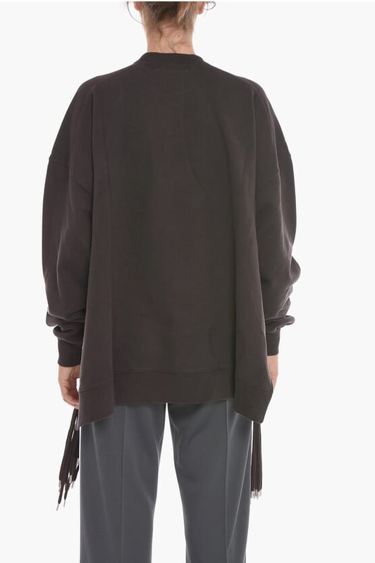 STREET CHIC, Otoño-Invierno, Marrón, Cuello redondo, Logotipo, Bordado, Manga larga, Cepillado, Hecho en Portugal, REGALO DE NAVIDAD, SAN VALENTÍN, MATIZES TIERRA