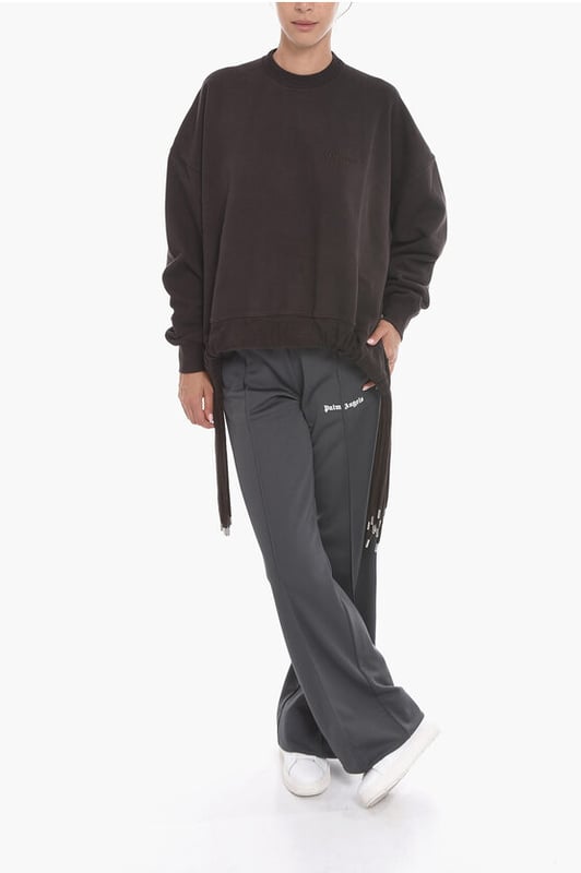 STREET CHIC, Otoño-Invierno, Marrón, Cuello redondo, Logotipo, Bordado, Manga larga, Cepillado, Hecho en Portugal, REGALO DE NAVIDAD, SAN VALENTÍN, MATIZES TIERRA