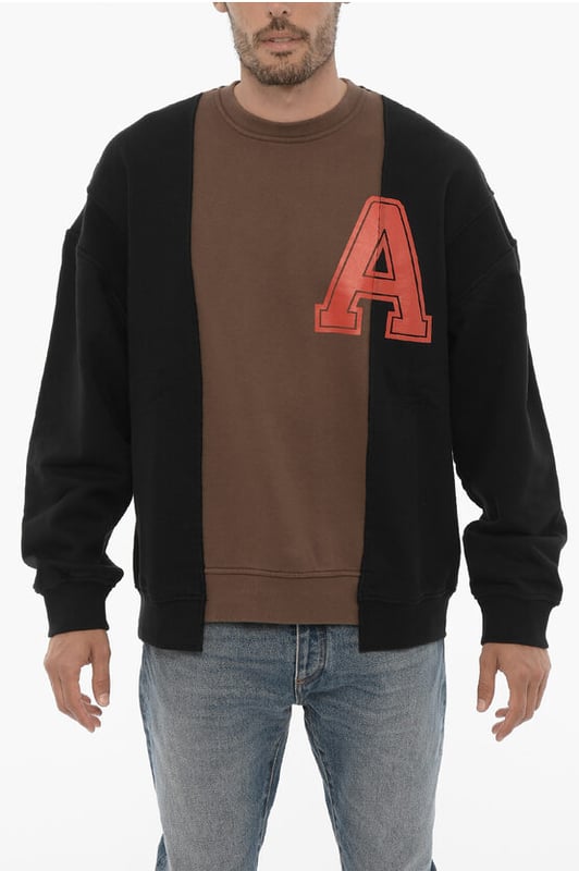 Primavera-Verano, Negro, Marrón, Mangas largas, Estampado, Escote redondo, Hecho en Italia, SAN VALENTÍN
