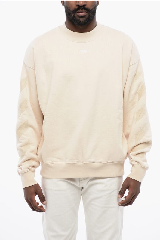 Primavera-Verano, Beige, Mangas largas, Bordado, Logotipo, Hecho en Italia, MATIZES TIERRA