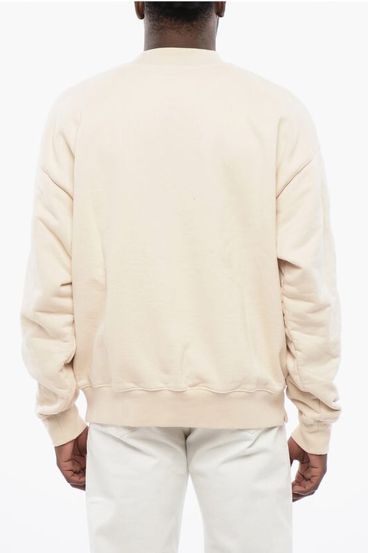 Primavera-Verano, Beige, Mangas largas, Bordado, Logotipo, Hecho en Italia, MATIZES TIERRA