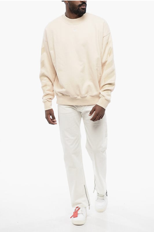 Primavera-Verano, Beige, Mangas largas, Bordado, Logotipo, Hecho en Italia, MATIZES TIERRA