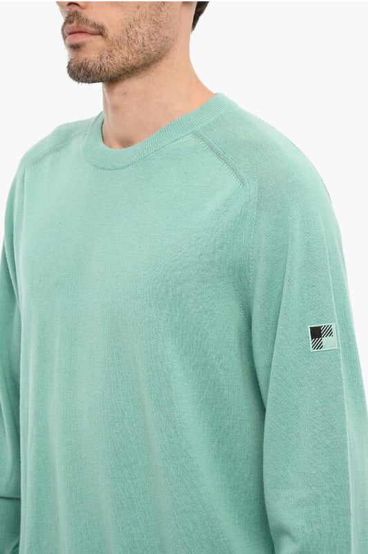 Primavera-Verano, Azul claro, Punto ligero, Mangas largas, Punto, Escote redondo, Logotipo, Tonos primaverales, SAN VALENTÍN