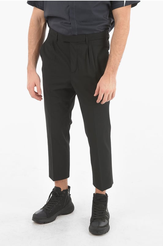 Primavera-Verano, Negro, 4 bolsillos, Hecho en Portugal, Trabillas para cinturón, Cintura baja, SAN VALENTÍN, Look festivo, Holgado, Tiro bajo