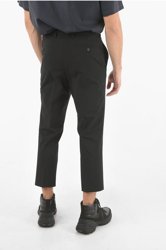 Primavera-Verano, Negro, 4 bolsillos, Hecho en Portugal, Trabillas para cinturón, Cintura baja, SAN VALENTÍN, Look festivo, Holgado, Tiro bajo