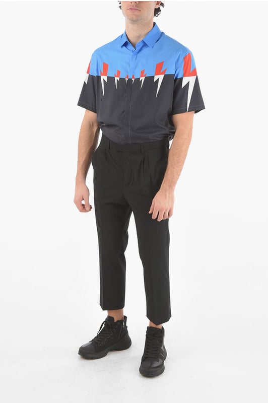 Primavera-Verano, Negro, 4 bolsillos, Hecho en Portugal, Trabillas para cinturón, Cintura baja, SAN VALENTÍN, Look festivo, Holgado, Tiro bajo