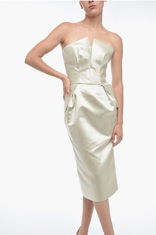 Primavera-Verano, Hecho en Italia, Cierre de cremallera, Chic, Verde, Sin mangas, 2 bolsillos, Piezas individuales