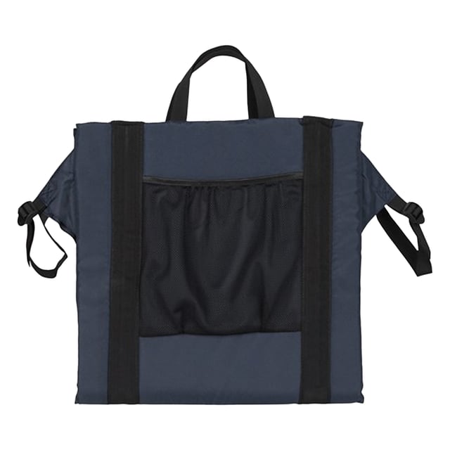 100% Polyester. Pockets: Mesh Pocket. Back Rest, Padded Back. Carry Handle, Foldable, Padded Base. Lightweight. Design: Logo, Plain.