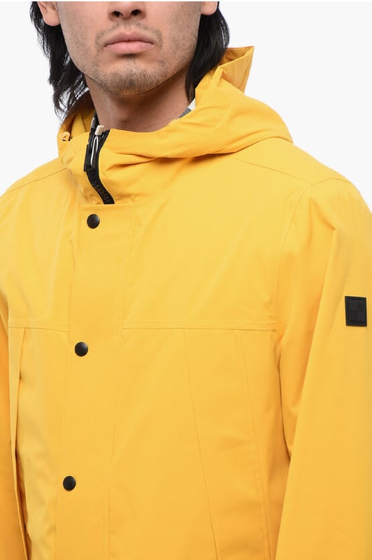Spring-Summer, Yellow, Zip closure, Long sleeves, Hood, Pockets