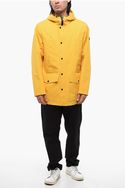 Spring-Summer, Yellow, Zip closure, Long sleeves, Hood, Pockets