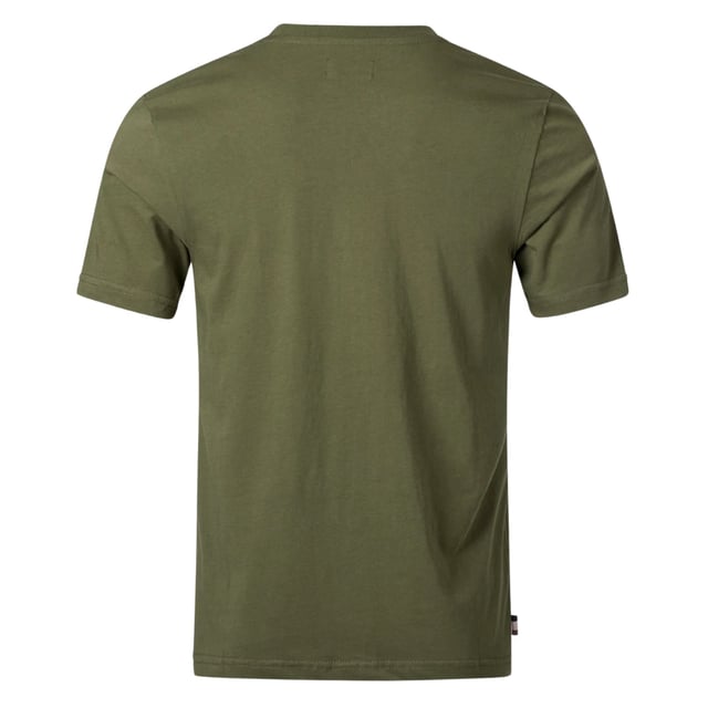 Aquascutum's Active Check Pocket Green T-Shirt elevates casual style with sophisticated British heritage design. This premium FW23 men's tee features the brand's signature check pattern on the pocket, creating a subtle yet distinctive statement piece. Crafted from 100% pure cotton for exceptional comfort and breathability, it's perfect for everyday wear while maintaining an air of refinement. The small logo detail adds authenticity without overwhelming the clean aesthetic. Versatile enough to pair with jeans for a casual look or layer under a blazer for smart-casual occasions. Experience the perfect blend of comfort, quality, and timeless style that Aquascutum has perfected since 1851