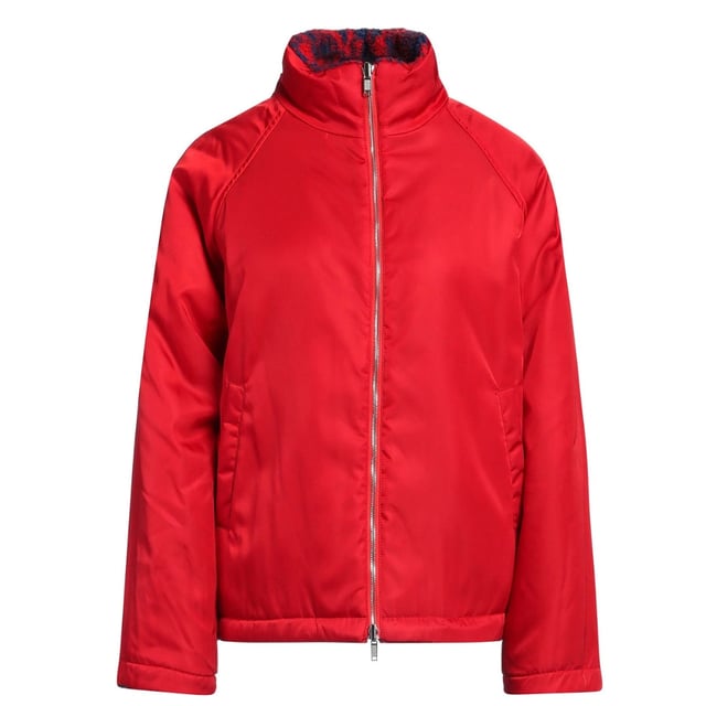 Transformeer je stijl met onze Burberry Reversible Rose Red Fleece Jacket! Hij heeft een handige ritssluiting en twee zakken aan de voor- en binnenkant, perfect voor het opbergen van je essentials. Gemaakt van een mix van 40% acryl, 36% wol en 24% polyester, biedt deze jas zowel comfort als stijl. Blijf warm en modieus met Burberry!