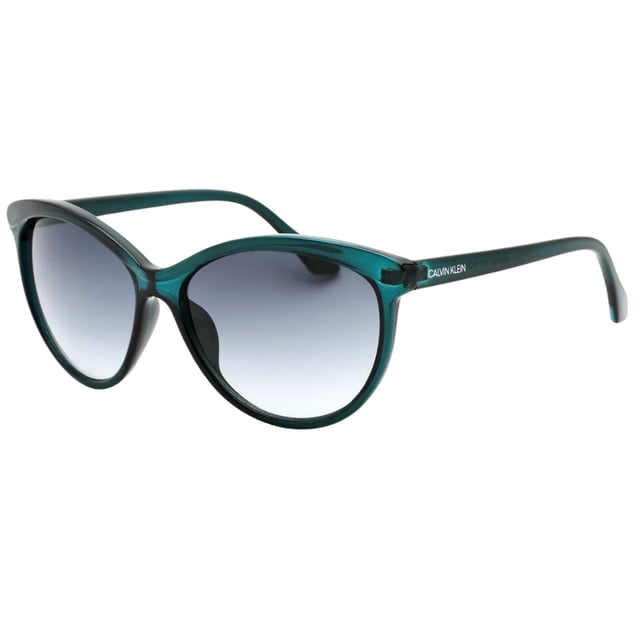 Elevate your style with these stunning Calvin Klein sunglasses in mesmerising Crystal Teal. The sophisticated grey gradient lenses offer both protection and fashion-forward appeal. Expertly crafted with premium 58X14X140 dimensions for the perfect fit that complements any face shape. 100% Plastic