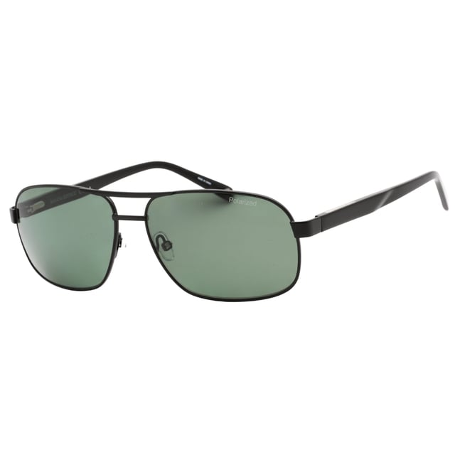 Banana Republic Green PZ Lensed Matte Black Sunglasses Banana Republic Green PZ Lensed Matte Black Sunglasses combine sophisticated style with exceptional functionality. The sleek matte black frames offer a timeless, versatile look that complements any outfit, while the premium green polarized lenses reduce glare and enhance visual clarity. Perfect for both everyday wear and special occasions, these designer sunglasses provide 100% UV protection while elevating your personal style. Make a statement with these fashion-forward accessories that blend contemporary design with uncompromising quality. 59X14X145, 100% metal