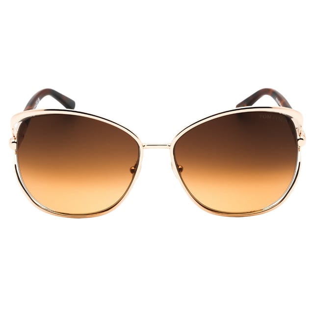 Tom Ford Marta Shiny Rose Gold Sunglasses combine luxury and style in one stunning accessory. The exquisite shiny rose gold frames catch the light beautifully, while the gradient brown lenses offer superior UV protection and a sophisticated look. These designer sunglasses aren't just a fashion statement-they're an investment in quality craftsmanship that elevates any outfit. Perfect for making a lasting impression whether you're at a summer event or enjoying a casual day out.62X16X120, 100% Metal, 62x16x120