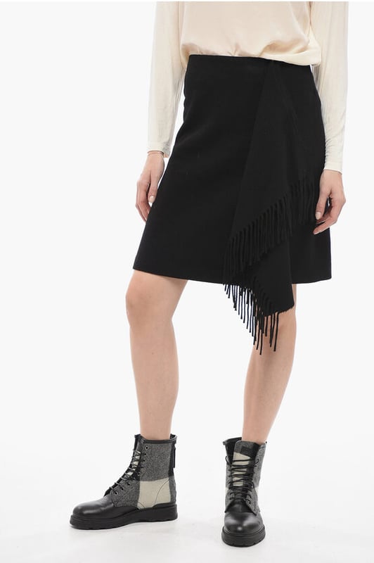 Otoño-Invierno, Negro, Cierre cruzado, Hecho en Italia