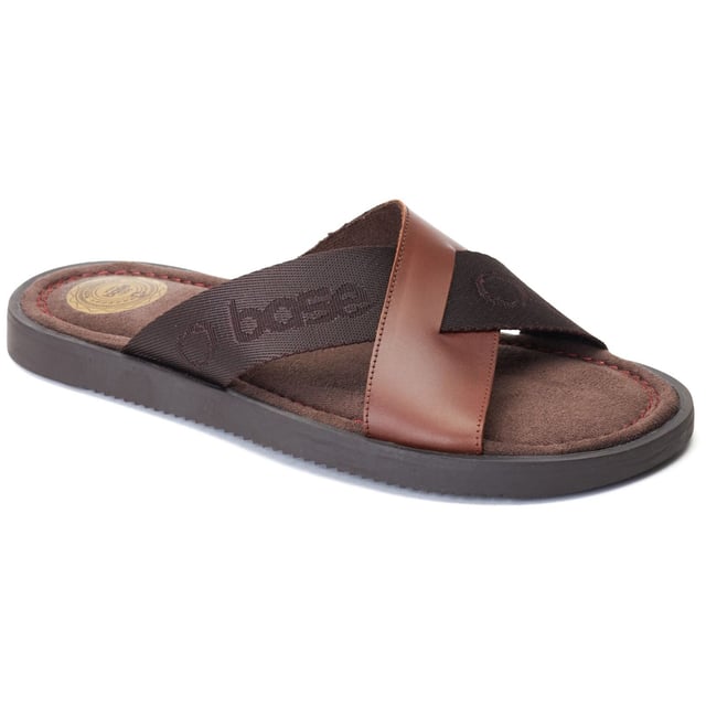 If it's time to upgrade your summer footlocker then look no further than Webb by Base London. More stylish than your average slider, Webb features a soft suede footbed, grippy sole and contrasting leather and nylon straps for a smart casual look.
