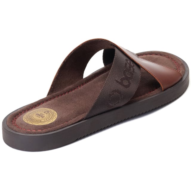 If it's time to upgrade your summer footlocker then look no further than Webb by Base London. More stylish than your average slider, Webb features a soft suede footbed, grippy sole and contrasting leather and nylon straps for a smart casual look.