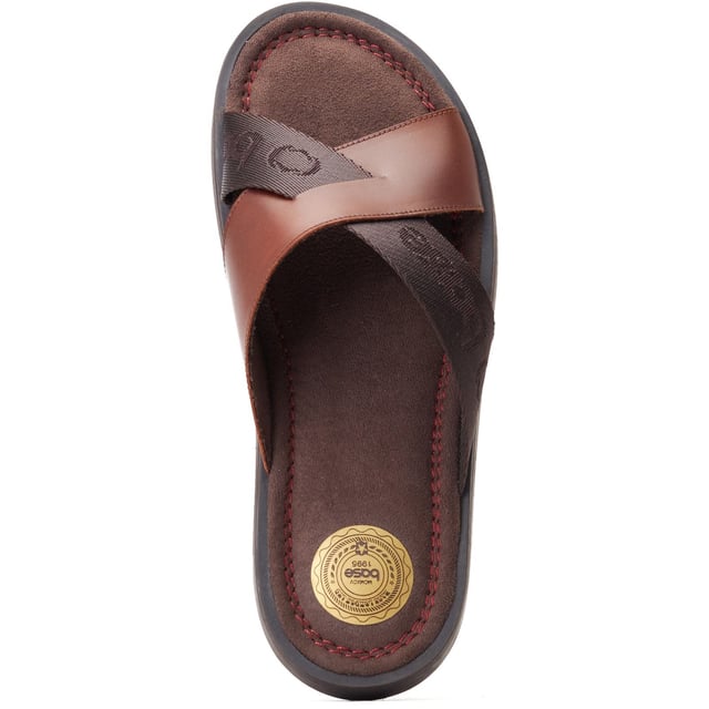 If it's time to upgrade your summer footlocker then look no further than Webb by Base London. More stylish than your average slider, Webb features a soft suede footbed, grippy sole and contrasting leather and nylon straps for a smart casual look.