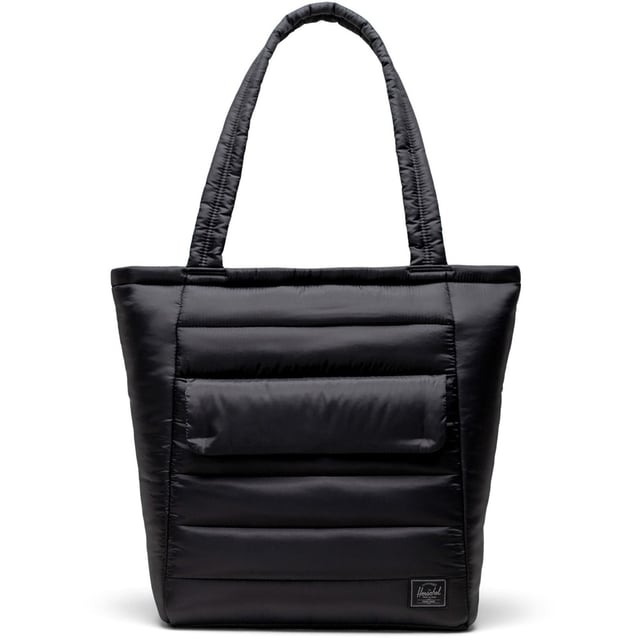 Like carrying a cloud. Made with 100% recycled quilted fabric, this versatile zip-top tote cushions your every move. Carry essentials and organize the small things in a front pocket and internal storage in this style that's just as comfy as it looks.