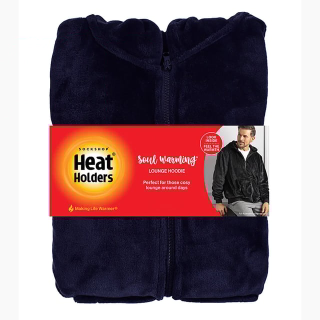 Heat Holders - Men's Snugover Jumper: Wrap yourself in warmth with the Heat Holders Men's Snugover Jumper – the ultimate cold-weather essential for staying cosy and comfortable. Designed with plush HeatWeaver thermal lining, this jumper delivers superior insulation while maintaining a soft, luxurious feel against the skin. Whether you're lounging at home or heading outdoors, this fleece-style pullover provides unbeatable comfort and warmth all day long. Featuring a relaxed fit with a half-zip front, the Snugover is easy to wear and layer. Its high neck design offers added protection from chilly winds, while the elasticated cuffs and hem help lock in heat. Available in classic Black and Navy, this jumper pairs effortlessly with your favourite winter trousers or joggers for a laid-back seasonal look. Choose from two size options – S/M and L/XL – for a fit that suits your shape. Ideal for cold nights, morning walks, or simply relaxing on the sofa, the Snugover combines practicality with plush thermal performance. Extra Product Details: Brand: Heat Holders Style: Snugover Jumper Sizes: S/M, L/XL Colours: Black, Navy Thermal HeatWeaver lining Half-zip front with high neck Elasticated cuffs and hem Super soft fleece fabric. A must-have thermal layer for anyone who values comfort, warmth, and effortless winter style.
