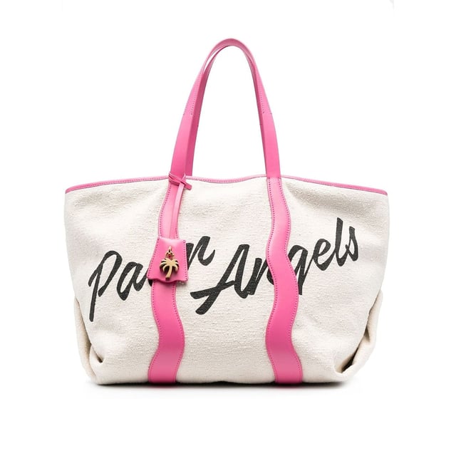 - Composición: 100% Lona - Dos asas superiores - Estampado de logo en contraste - Acabados en piel - Charm de logo - Alto: 28 cm - Fondo: 31 cm - Largo: 54 cm - Hecho en Italia - Género: MUJER -