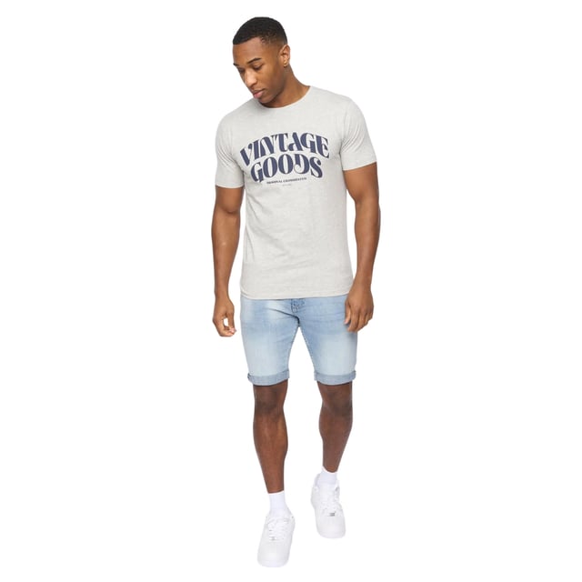 100% Cotton. Fabric: Soft Touch. Design: Printed, Text. Neckline: Crew Neck. Sleeve-Type: Short-Sleeved. Fit: Regular. M: 40 in. L: 42 in. XL: 46 in.