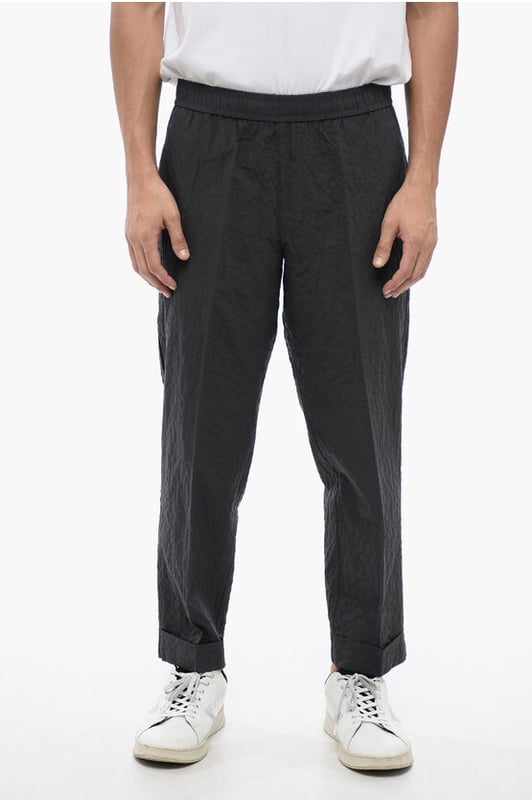 Primavera-Verano, Gris, Cintura con cordón, Cintura elástica, Frente plano, Cintura baja, 4 bolsillos