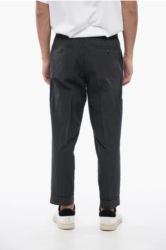 Primavera-Verano, Gris, Cintura con cordón, Cintura elástica, Frente plano, Cintura baja, 4 bolsillos