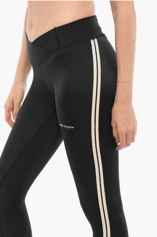 Primavera-Verano, Negro, Raya en contraste, Cintura elástica, Logotipo, Elástico, Estampado, Hecho en Italia, ROPA DEPORTIVA
