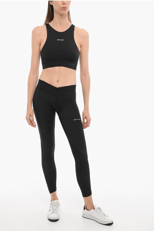 Primavera-Verano, Negro, Raya en contraste, Cintura elástica, Logotipo, Elástico, Estampado, Hecho en Italia, ROPA DEPORTIVA