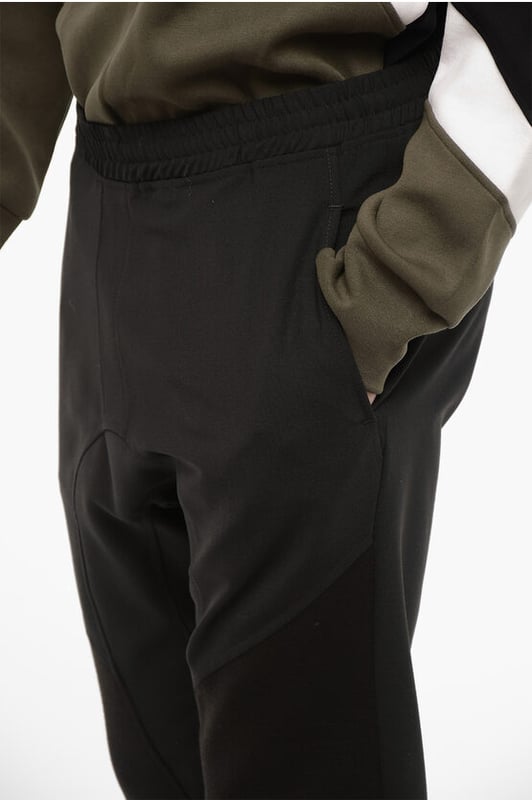 Otoño-Invierno, Origen preferencial de la UE (FTA/TCA), Bolsillo interior, Bolsillo de ojal, Bolsillos con botones, Elástico, Negro, Cintura elástica, 3 bolsillos, Bolsillo con cremallera, Parte delantera plana, Hecho en Italia, Corte holgado