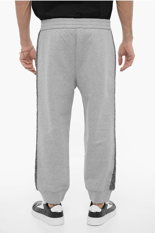 Frescor sin esfuerzo, Otoño-Invierno, Gris, 2 bolsillos, Cintura elástica, Raya en contraste, Parte delantera plana, ROPA DEPORTIVA, Corte holgado