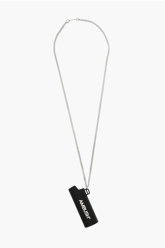 STREET CHIC, Otoño-Invierno, Negro, Metal, Logotipo, Hecho en Japón, HALLO-WEEK, REGALO DE NAVIDAD, SAN VALENTÍN, Largo: 73cm - Colgante: 7cm