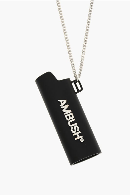 STREET CHIC, Otoño-Invierno, Negro, Metal, Logotipo, Hecho en Japón, HALLO-WEEK, REGALO DE NAVIDAD, SAN VALENTÍN, Largo: 73cm - Colgante: 7cm