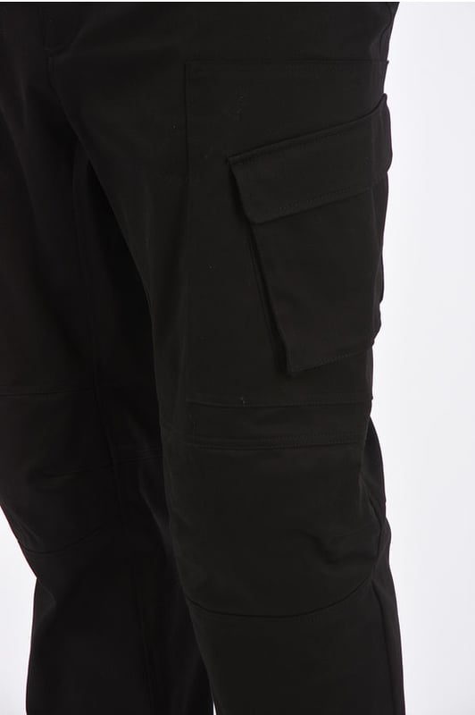 TENDENCIA UTILITY, Primavera-Verano, Bolsillos, Elástico, Negro, Trabillas para cinturón, Cierre de cremallera, Botones, Cierre frontal, Ajuste ergonómico de pierna para motocross