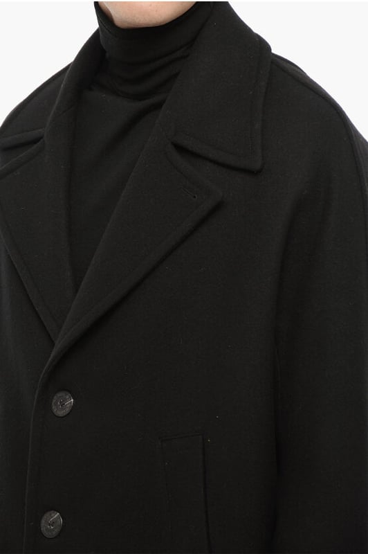 Otoño-Invierno, Origen preferencial UE (FTA/TCA), Negro, Botones, Mangas con botones, Manga larga, 2 bolsillos, Bolsillo interior, Forrado, Chaqueta de abotonadura sencilla, Hecho en Italia, Bolsillo de ojal, Cierre delantero, HALLO-WEEK, Look festivo, Corte oversize