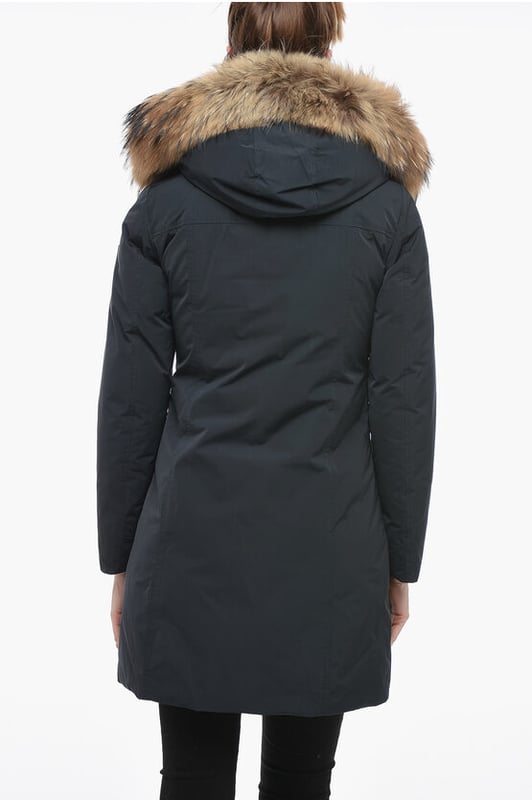 Herfst-winter, blauw, 2 zakken, gewatteerde voering, capuchon, zakken met knopen