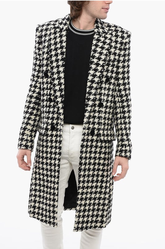 Primavera-Verano, Blanco y negro, Estampado, Botones, Mangas con botones, Manga larga, 2 bolsillos, Bolsillo en el pecho, Bolsillo interior, Forrado, Chaqueta cruzada, Bolsillo con solapa, Cierre delantero, Look festivo, ¡Échale un vistazo!