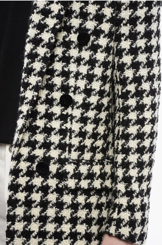 Primavera-Verano, Blanco y negro, Estampado, Botones, Mangas con botones, Manga larga, 2 bolsillos, Bolsillo en el pecho, Bolsillo interior, Forrado, Chaqueta cruzada, Bolsillo con solapa, Cierre delantero, Look festivo, ¡Échale un vistazo!