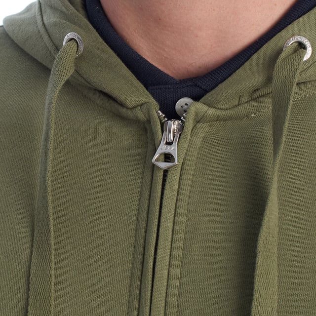 Designed for those who value functionality without sacrificing style, this US Polo Assn. zip-up hoodie combines comfort, contemporary design, and sporting heritage. Ideal for casual looks or light workouts, it adapts to the pace of everyday life with a timeless aesthetic.

 Details:
 - Full zip front closure.
 - Hood with adjustable contrasting drawstring.
 - Round neck.
 - Functional kangaroo pockets.
 - US Polo Assn. logo embroidered on the chest.
 - Soft and stretchy fabric, ideal for everyday use.
 - Ribbed cuffs and waistband.
 - Matching visible seams.

 At US Polo Assn., every garment reflects the authentic spirit of the sport of polo. This men's sweatshirt represents our commitment to quality, comfort, and classic style reinvented for the modern man.
 Composition: 100% Cotton
 Care:
Wash at maximum temperature 30º.
 Iron at low temperature.
 Do not use bleach.
 Do not use a dryer.
 Do not dry clean.