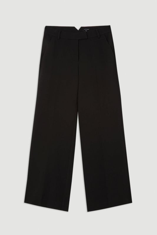 A capsule wardrobe piece that can be styled multiple ways, these trousers are cut in a modern straight leg design that hangs to the ankles with classic belt loops for practicality. Pair this piece with a matching blazer for a sleek workwear ensemble that can go from desk to dinner.Straight legBelt loopsTailored Browse this seasons suits now.