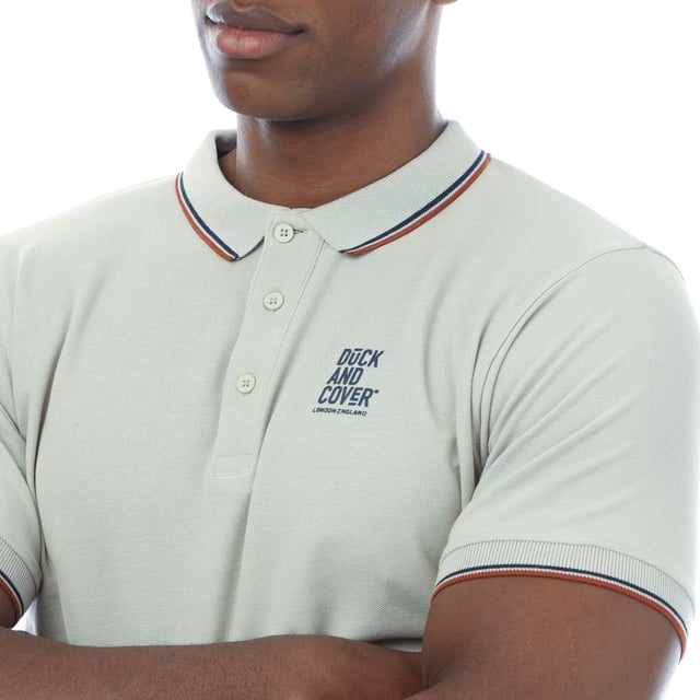 Mens Duck and Cover 3 Pack of Melports Polo Shirts in multi colour.- Turn down collar.- Short sleeves with ribbed cuffs.- Three button placket.- Contrast stripe details.- 3- pack.- 100% Cotton.- Ref: DC2M123565ML