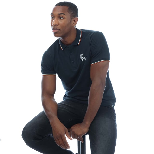 Mens Duck and Cover 3 Pack of Melports Polo Shirts in multi colour.- Turn down collar.- Short sleeves with ribbed cuffs.- Three button placket.- Contrast stripe details.- 3- pack.- 100% Cotton.- Ref: DC2M123565ML